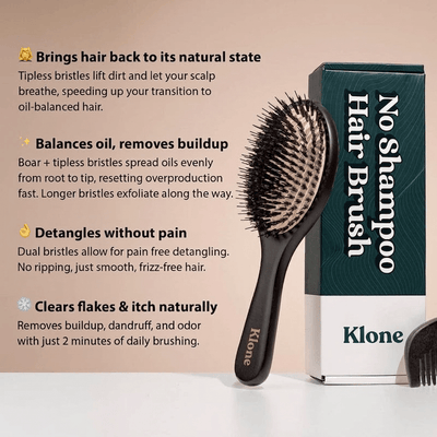No Shampoo Hair Brush
