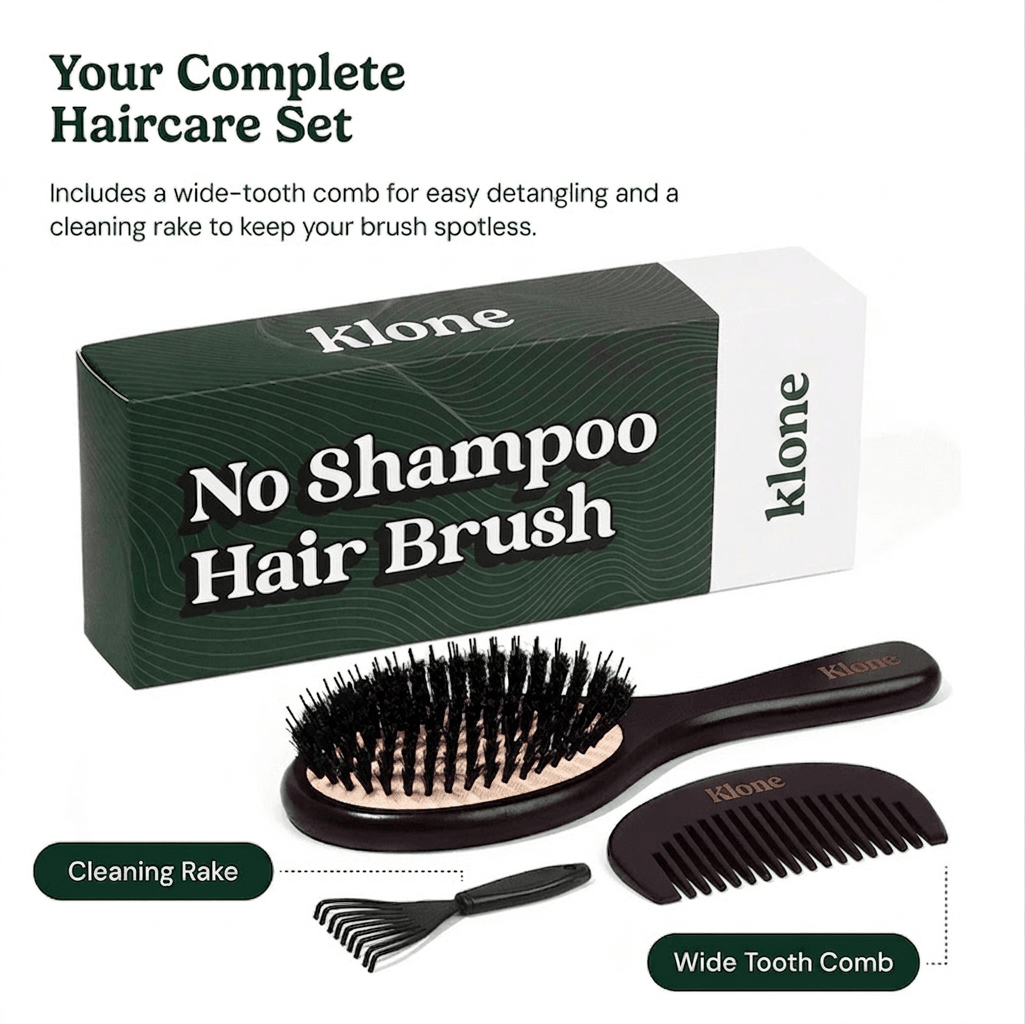 No Shampoo Hair Brush
